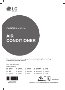 Manual LG AC12BT Air Conditioner