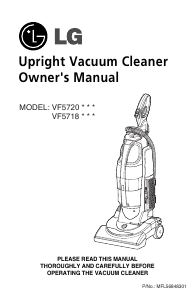 Manual LG VF5718CNB Vacuum Cleaner