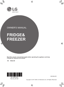 Manual LG GSB760SWXV Fridge-Freezer