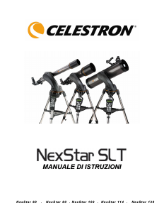 Manuale Celestron NexStar 102 Telescopio