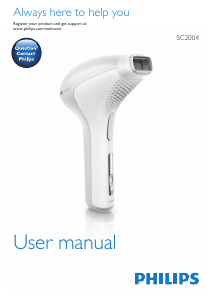 Manual Philips SC2004 Lumea IPL Device