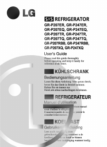 Bruksanvisning LG GR-L207DBUA Kyl-frys