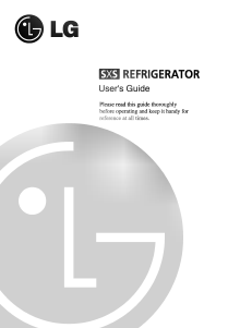Manual LG GR-B197GVCA Fridge-Freezer