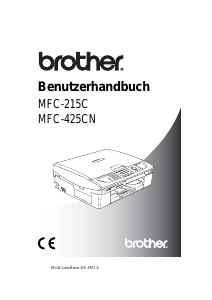 Bedienungsanleitung Brother MFC-425CN Multifunktionsdrucker