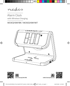 Manual Nedis WCACQ10W1WT Ceas cu alarmă