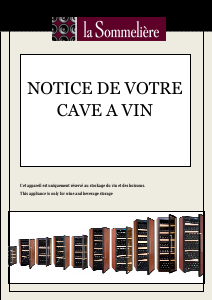 Mode d’emploi La Sommelière CTV205 Cave à vin
