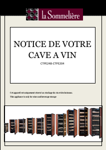 Bruksanvisning La Sommelière CTPE204 Vinkyl