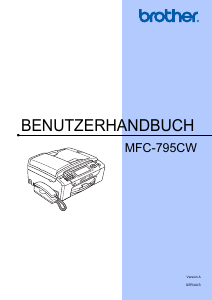 Bedienungsanleitung Brother MFC-795CW Multifunktionsdrucker