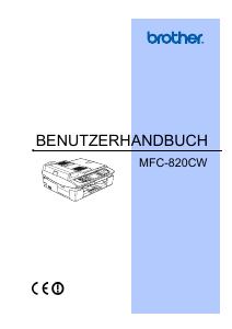 Bedienungsanleitung Brother MFC-820CW Multifunktionsdrucker