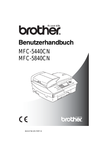 Bedienungsanleitung Brother MFC-5440CN Multifunktionsdrucker