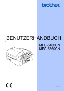 Bedienungsanleitung Brother MFC-5460CN Multifunktionsdrucker