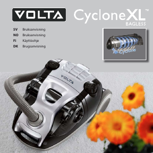 Brugsanvisning Volta U6620 CycloneXL Støvsuger