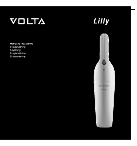 Bruksanvisning Volta UB1412 Lilly Handdammsugare