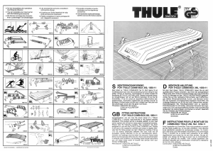 Mode d’emploi Thule Combibox 250 Coffre de toit
