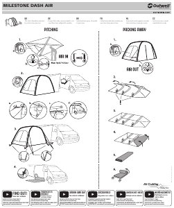 Manual Outwell Milestone Dash Air Tent