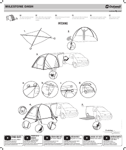 Manual Outwell Milestone Dash Tent