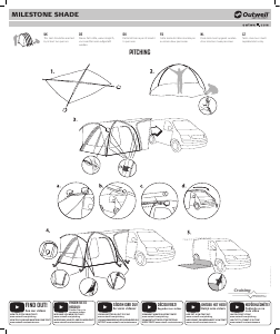 Manual Outwell Milestone Shade Tent