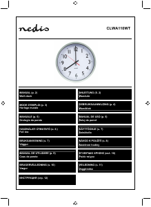 Manual de uso Nedis CLWA110WT Reloj