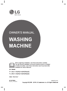 Manual LG F4J609WN Washing Machine