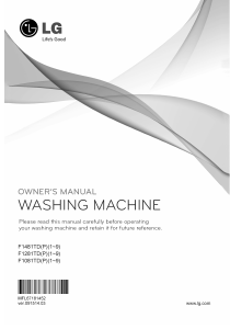 Manual LG F1281TD5 Washing Machine