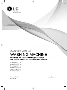 Manual LG F1289TD5 Washing Machine