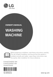 Manual LG FH4A8TDH4N Washing Machine