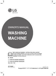 Handleiding LG W3J5WN3W Wasmachine