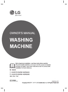 Manual LG W3J5WN3W Washing Machine