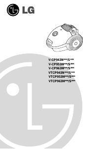 Manual LG VTCP963STC Vacuum Cleaner