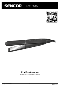 Instrukcja Sencor SHI 1100BK Prostownica