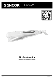 Instrukcja Sencor SHI 6300GD Prostownica