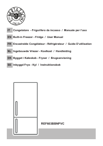 Mode d’emploi Bertazzoni REF603BBNPVC Réfrigérateur combiné