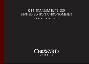 Handleiding Christopher Ward C11 Titanium Elite Horloge