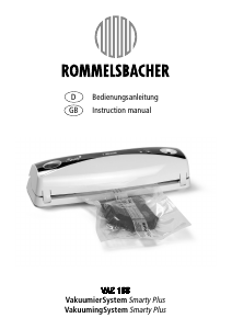Manual Rommelsbacher VAC 155 Vacuum Sealer