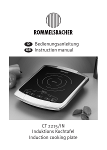 Manual Rommelsbacher CT 2215/IN Hob