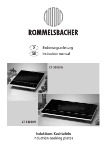 Bedienungsanleitung Rommelsbacher CT 2005/IN Kochfeld