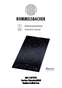 Handleiding Rommelsbacher EBC 3477/TC Kookplaat