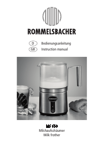 Bedienungsanleitung Rommelsbacher MS 650 Milchaufschäumer