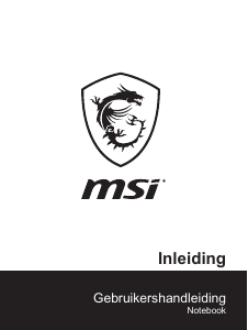 Handleiding MSI GL75 Leopard 10SER Laptop