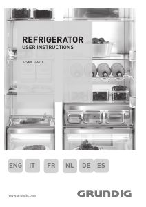 Mode d’emploi Grundig GSMI 10610 Réfrigérateur