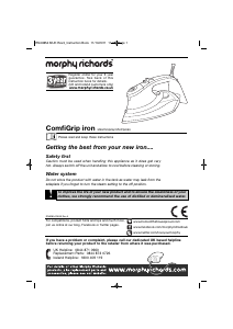 Handleiding Morphy Richards 40870 Comfigrip Strijkijzer