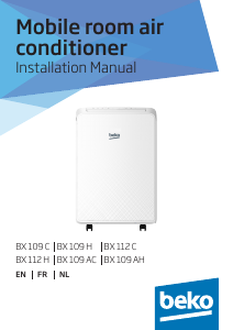 Handleiding BEKO BX 109AC Airconditioner