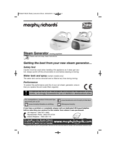 Handleiding Morphy Richards 42293 Jet Stream Strijkijzer