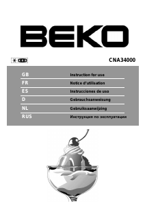 Handleiding BEKO CNA34000 Koel-vries combinatie