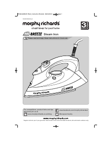 Handleiding Morphy Richards 300204 Breeze Strijkijzer
