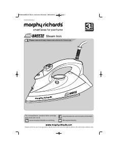 Bruksanvisning Morphy Richards 300204 Breeze Strykjärn