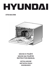 Manual Hyundai DTB 656 DW8 Dishwasher