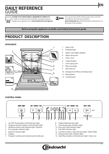 Manual Bauknecht OBUC Ecostar 5320 Dishwasher