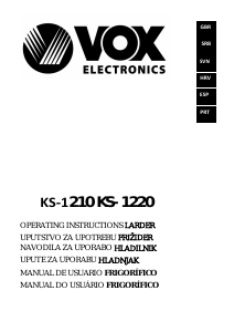 Manual Vox KS1220 Frigorífico