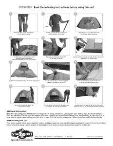 Manual Stansport 737-100 El Capitan Tent